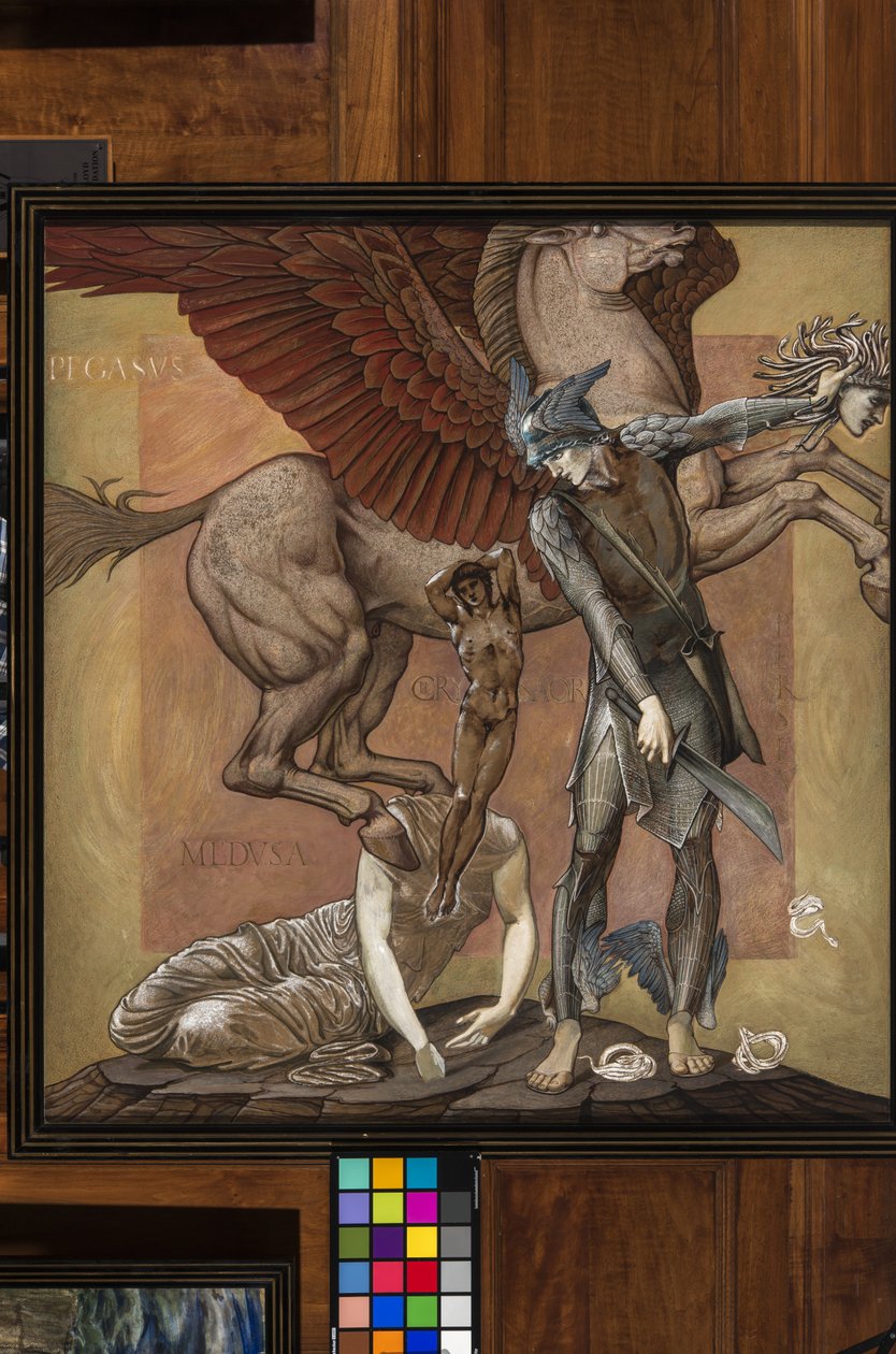 A morte da Medusa I, c.1876 (guache) de Edward Burne Jones