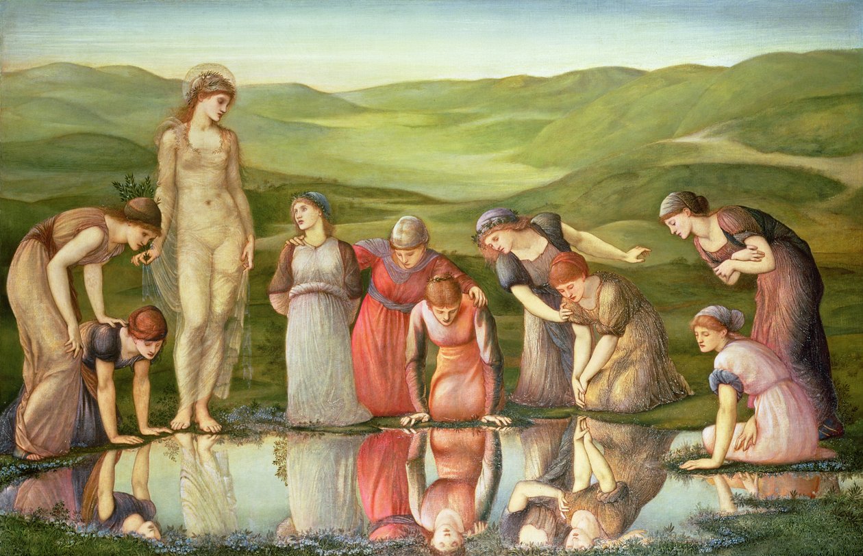 O espelho de Vênus de Edward Burne Jones