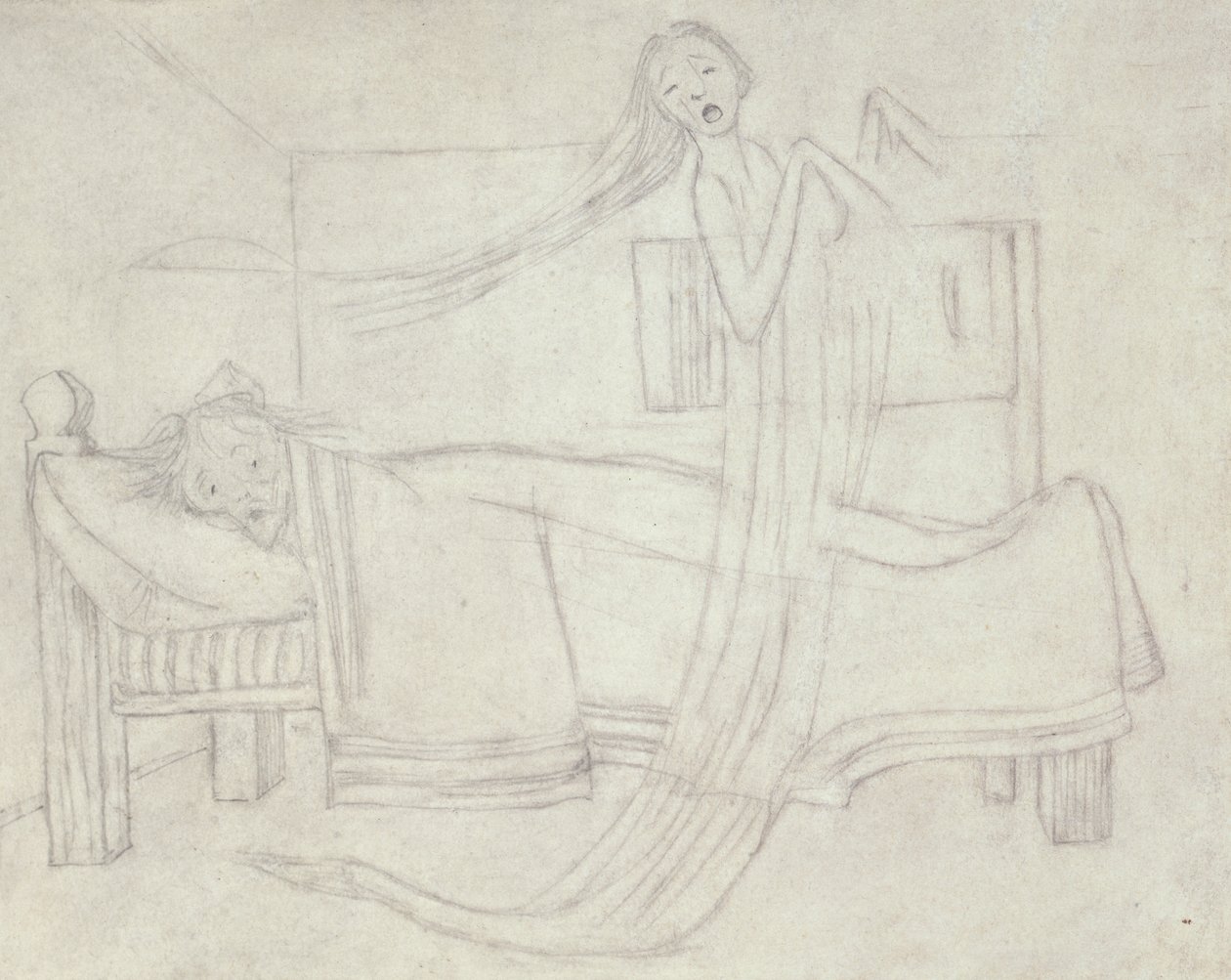 O sonho do pintor II (veja também 360402) de Edward Burne Jones