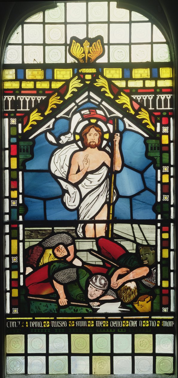 A ressurreição, 1861 (vitral) de Edward Burne Jones