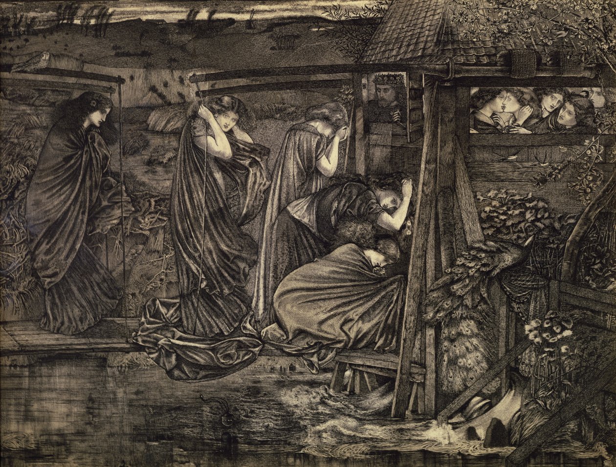 As virgens sábias e tolas de Edward Burne Jones