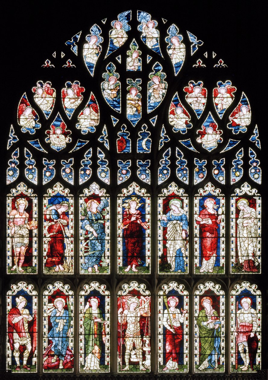 Ashton Under Lyne, Igreja Congregacional Albion, Morris & Co., Edward Burne-Jones, Esperança, 1893 de Edward Burne Jones