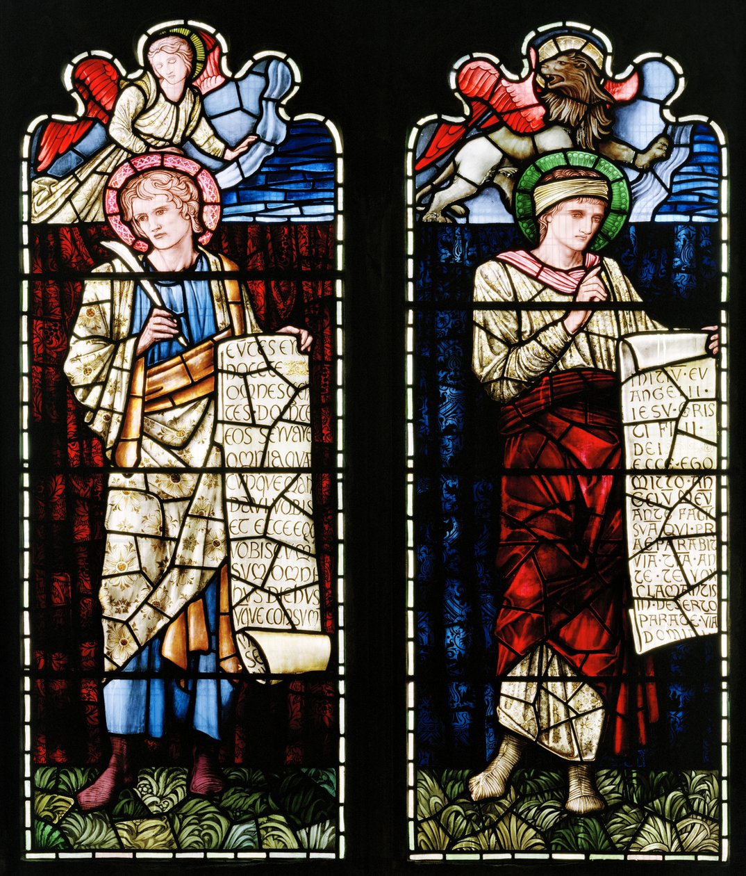Ashton Under Lyne, Igreja Congregacional Albion, Morris & Co., Edward Burne-Jones, São João, 1896 de Edward Burne Jones