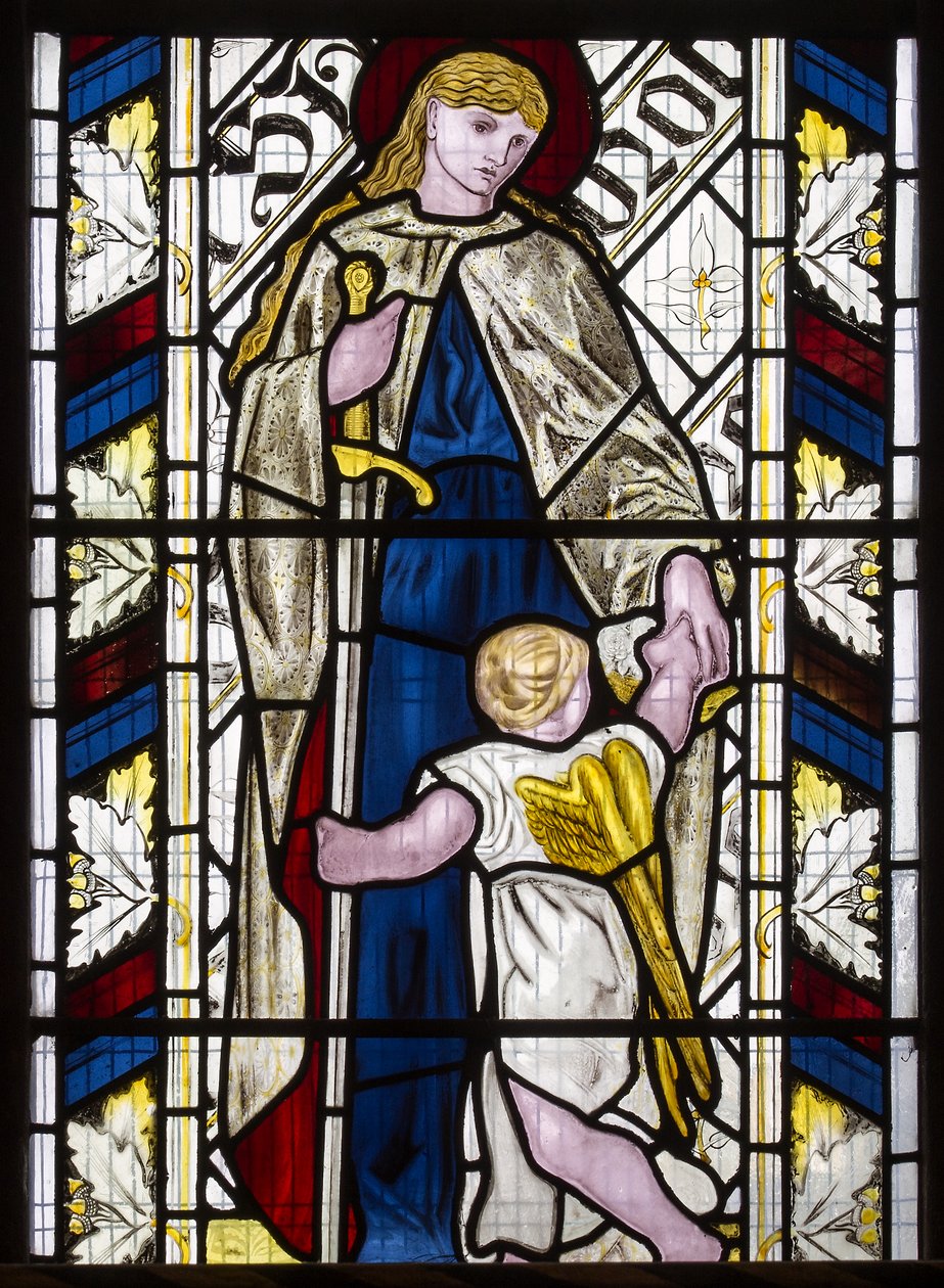 Cambridge, Todos os Santos, Morris Marshall e Faulkner & Co, Edward Burne-Jones, St Dorothy, 1866 de Edward Burne Jones