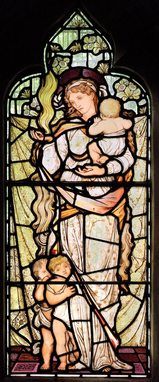 Caridade, 1883 de Edward Burne Jones