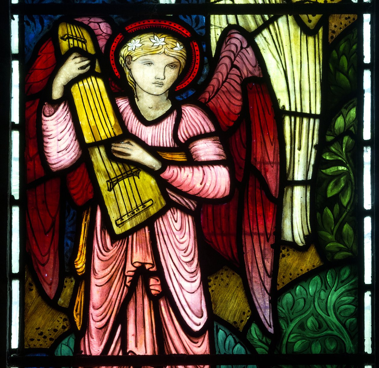 Anjo Musical Do Paraíso, 1875 de Edward Burne Jones