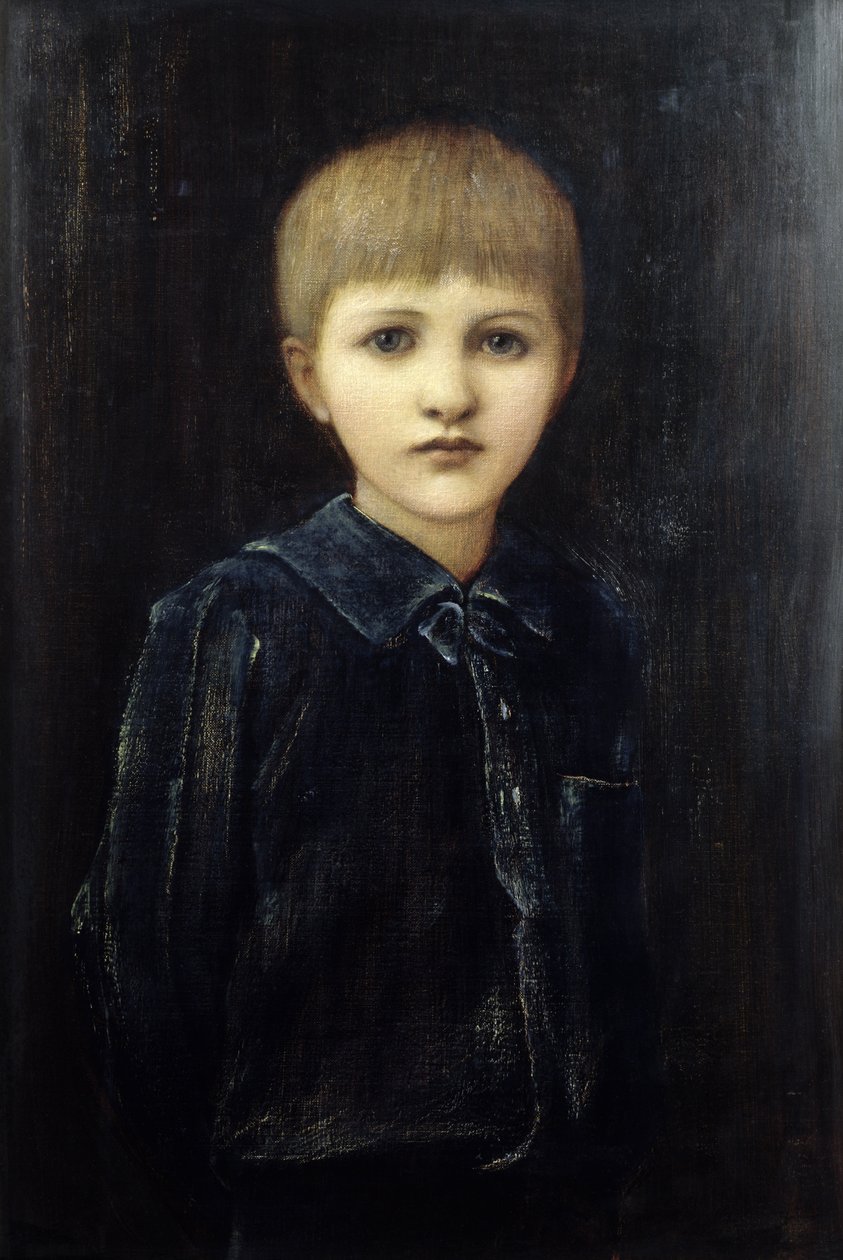 Retrato de Denis Mackail, neto do artista de Edward Burne Jones