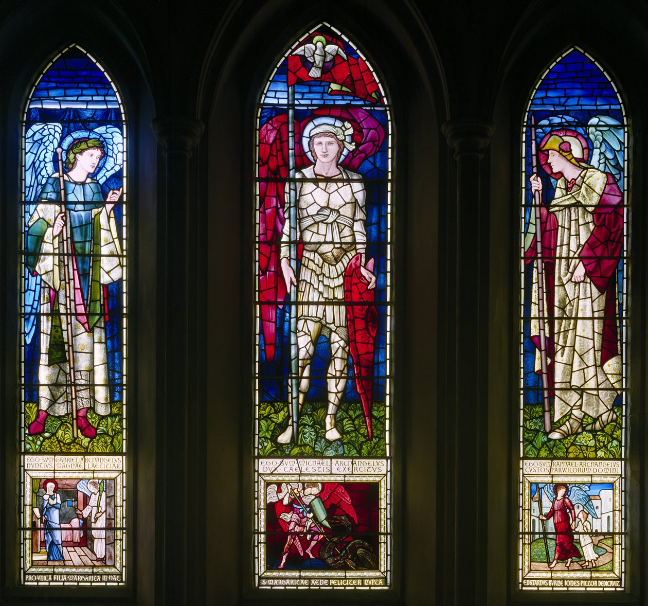 Rottingdean, Santa Margarida, Morris & Co., Edward Burne-Jones, Janela do Leste, São Miguel, 1893 de Edward Burne Jones
