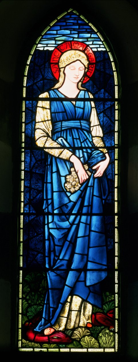 St. Margaret (vitral) de Edward Burne Jones