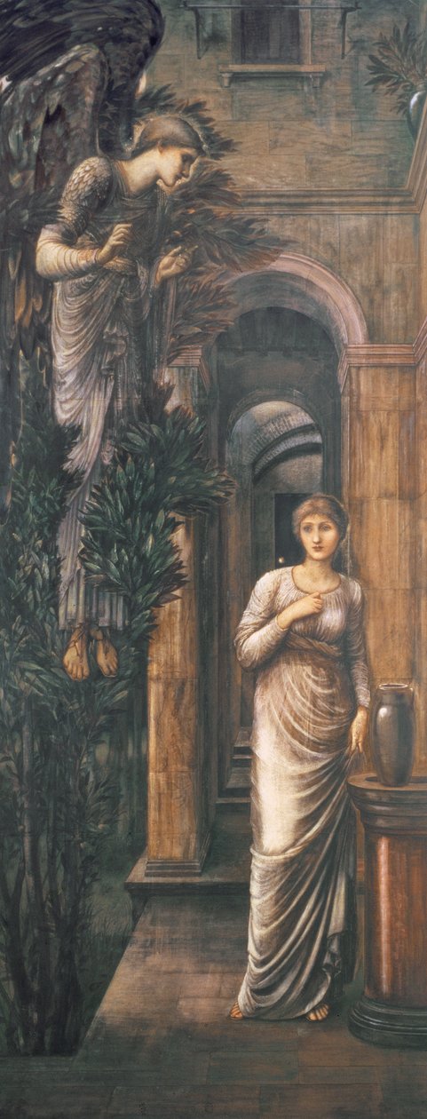 A Anunciação, 1887 de Edward Burne Jones