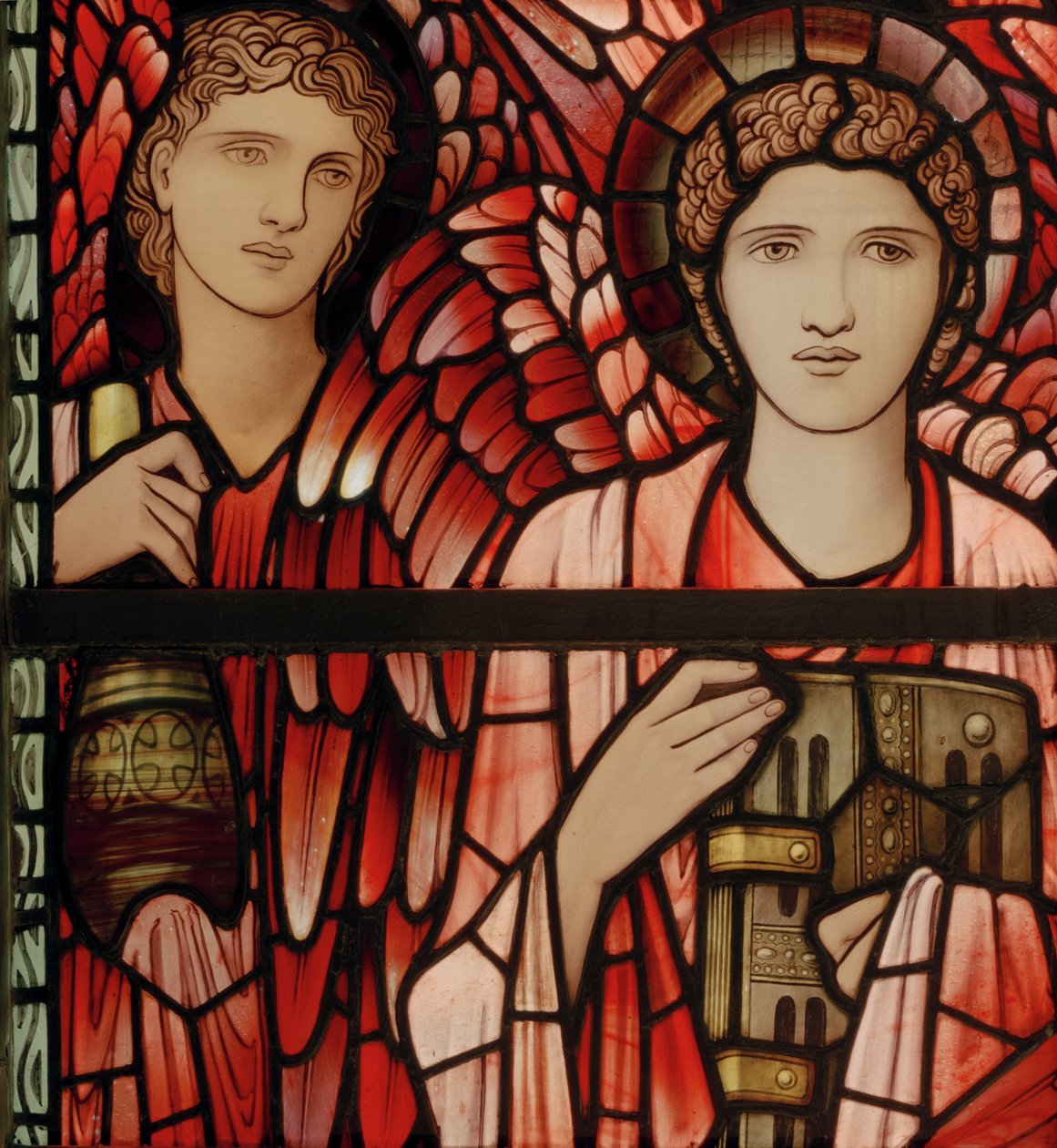 A última janela do julgamento, detalhe, 1897 de Edward Burne Jones