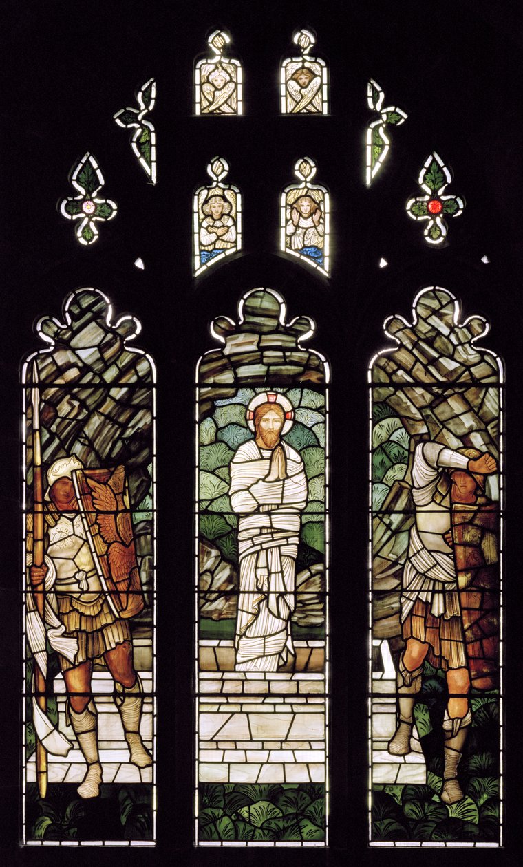 A ressurreição, 1885 de Edward Burne Jones