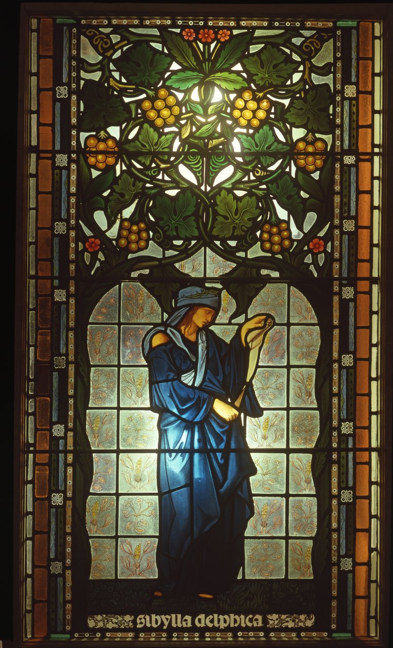 Janela depiting Sibylla Delphica (vitral) de Edward Burne Jones
