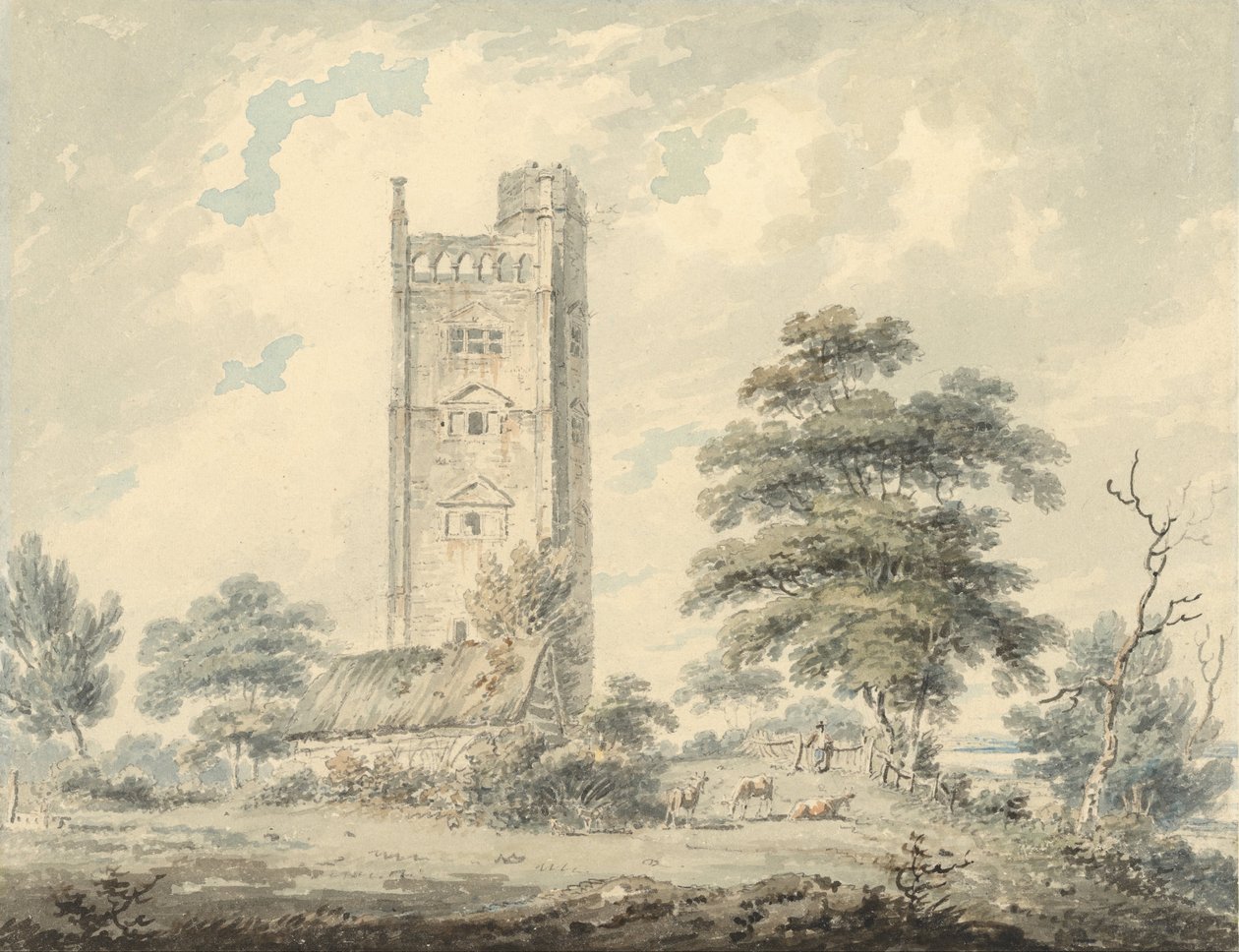Freston Tower, Suffolk de Edward Dayes