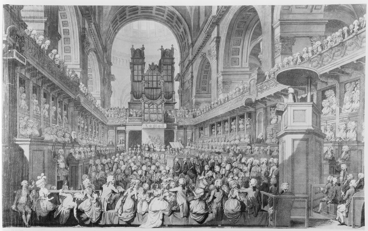 Ação de Graças em St. Paul&39;s para George III&39;s (1738-1820) Recuperação da Doença de Edward Dayes