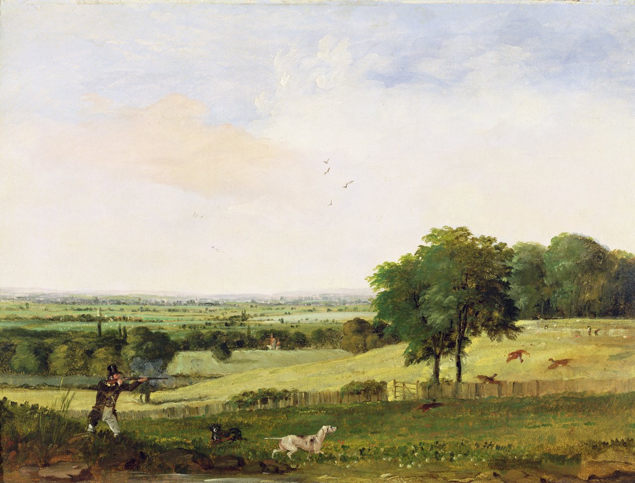 Tiro de perdiz (óleo no moinho) de Edward Duncan
