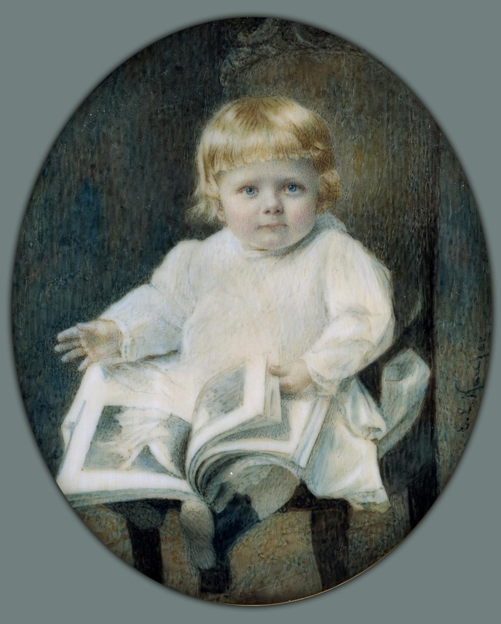 Retrato de um menino de Edward Elias Kaufer