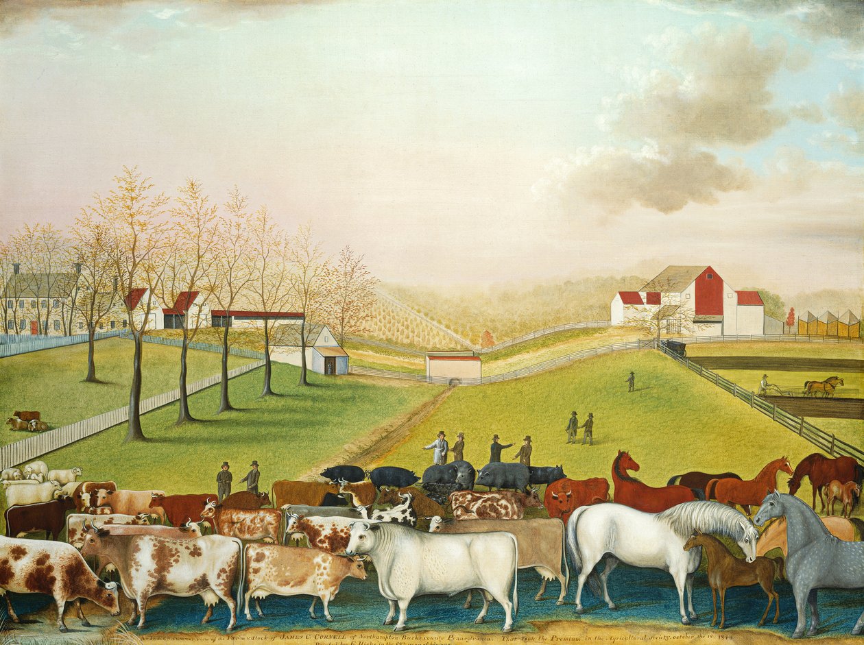 A Fazenda Cornell de Edward Hicks
