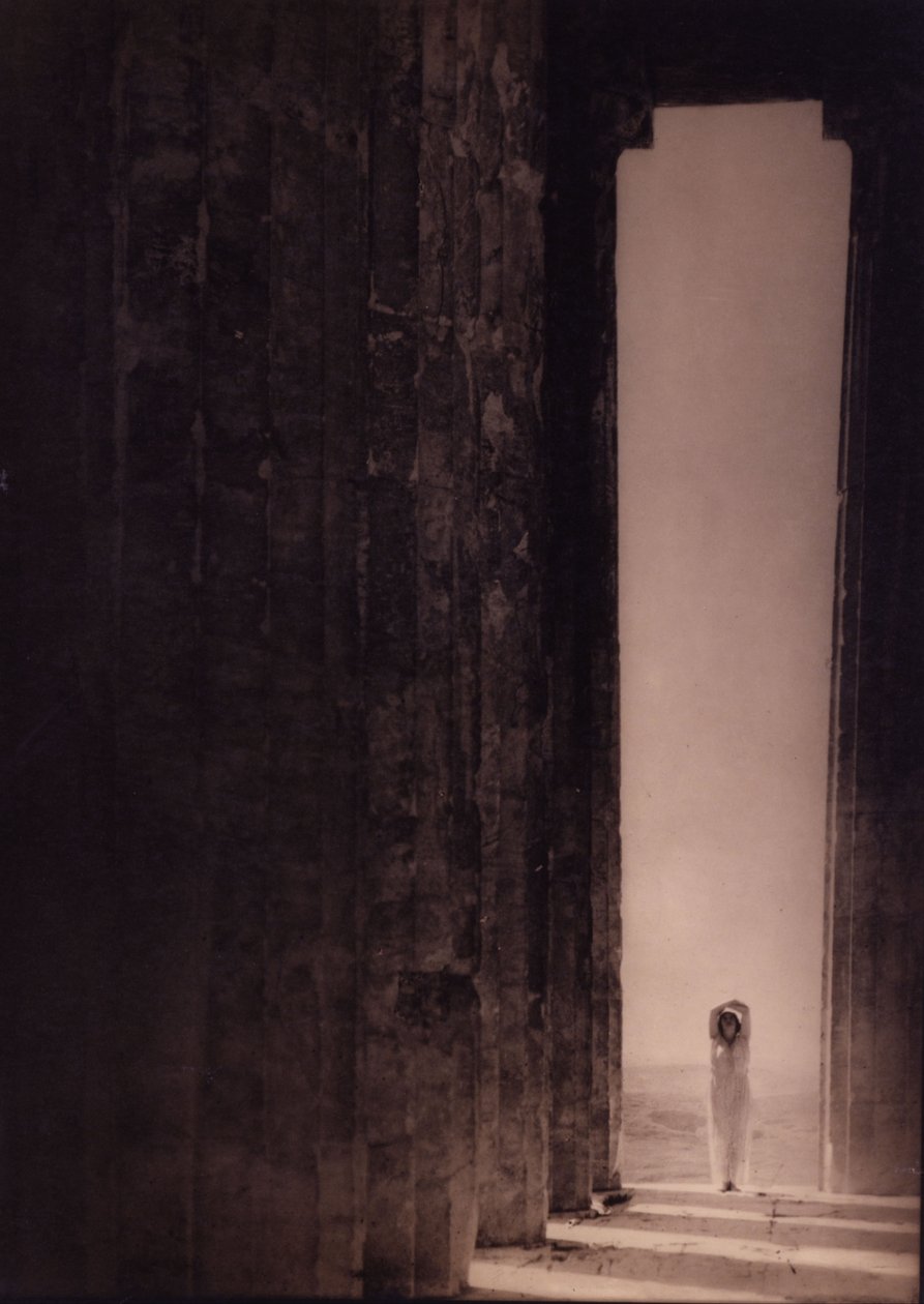 Isadora Duncan no Parthenon, Atenas de Edward Jean Steichen