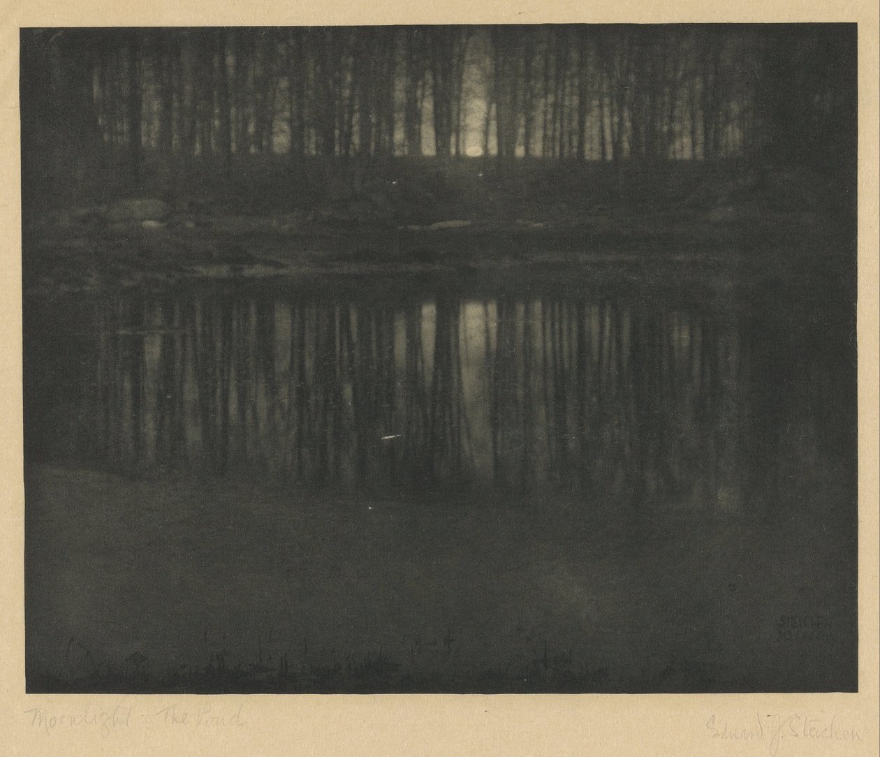 Luar - a lagoa de Edward Jean Steichen