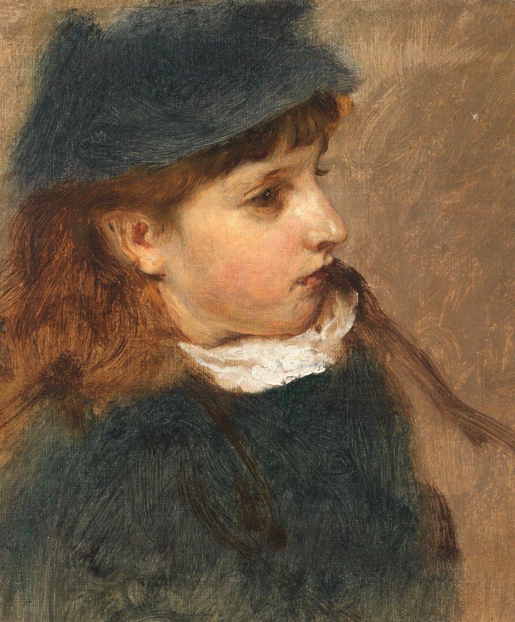 Estudo de uma jovem garota de Edward John Gregory