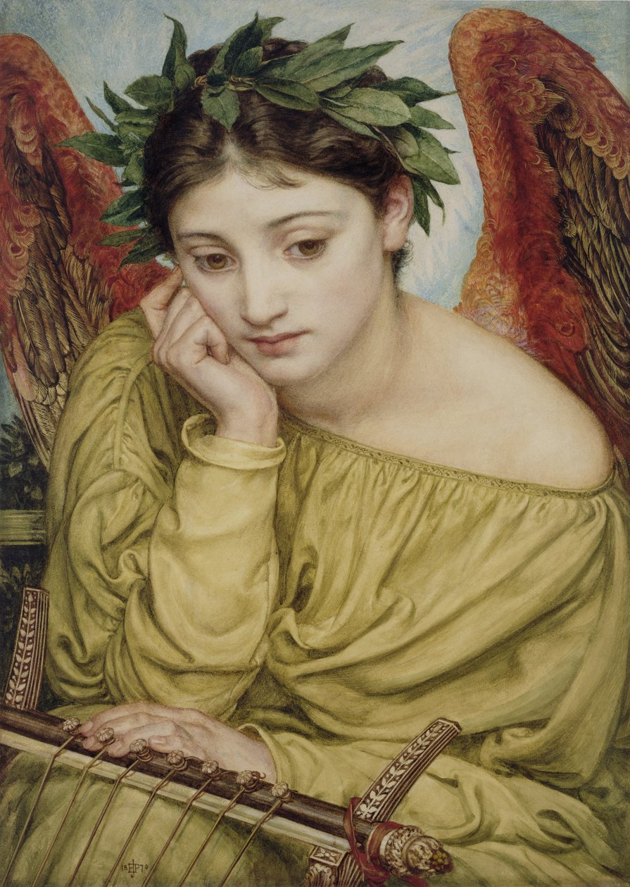 Erato, musa da poesia, 1870 de Edward John Poynter