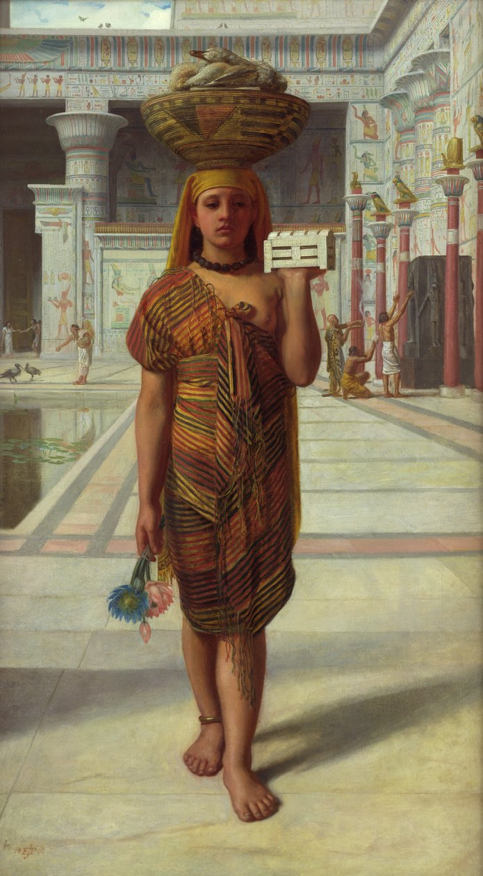Oferecendo a Isis, 1866 de Edward John Poynter