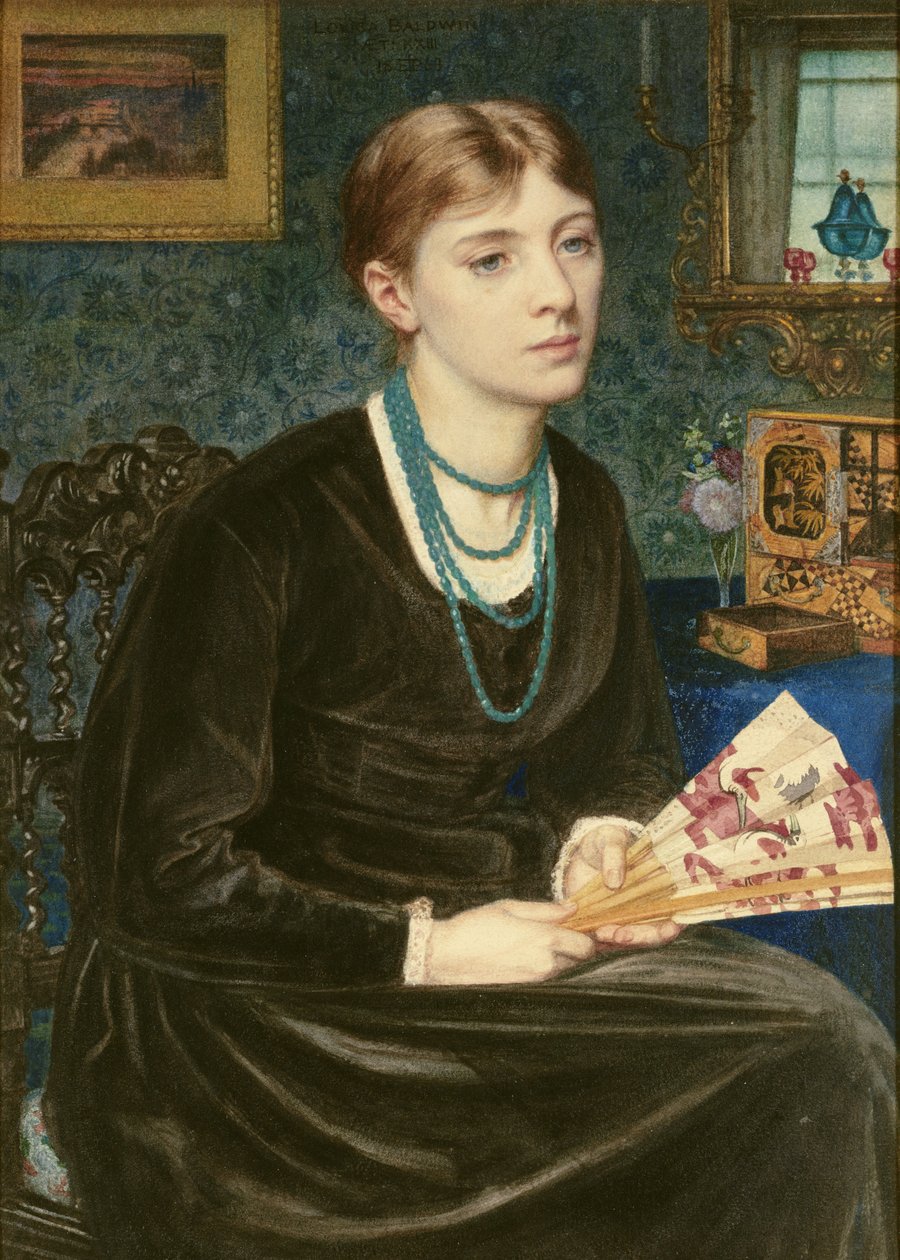 Retrato de Louise A. Baldwin, 1868 de Edward John Poynter