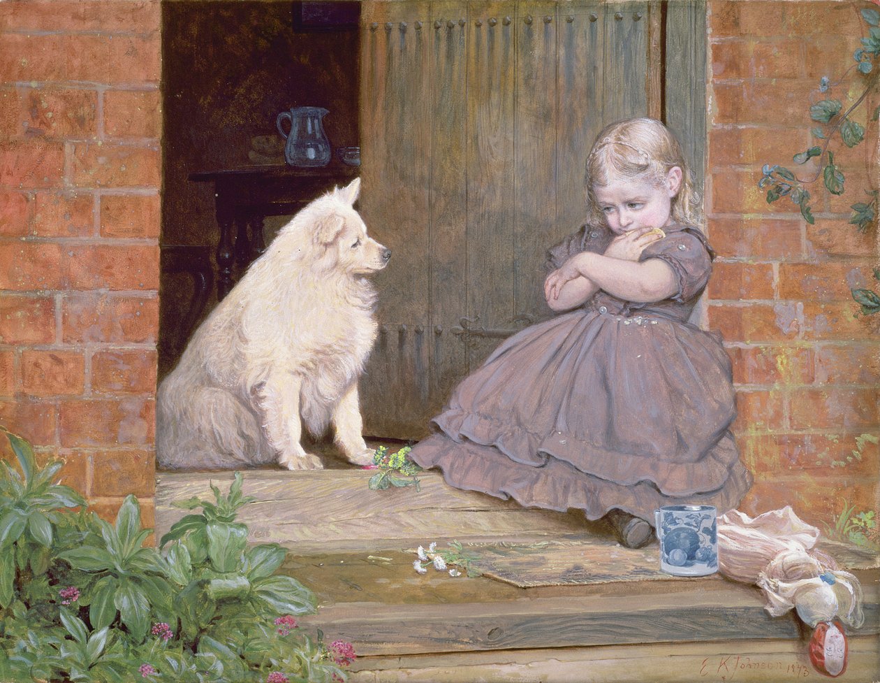 Hora do Chá, 1873 de Edward Killingworth Johnson