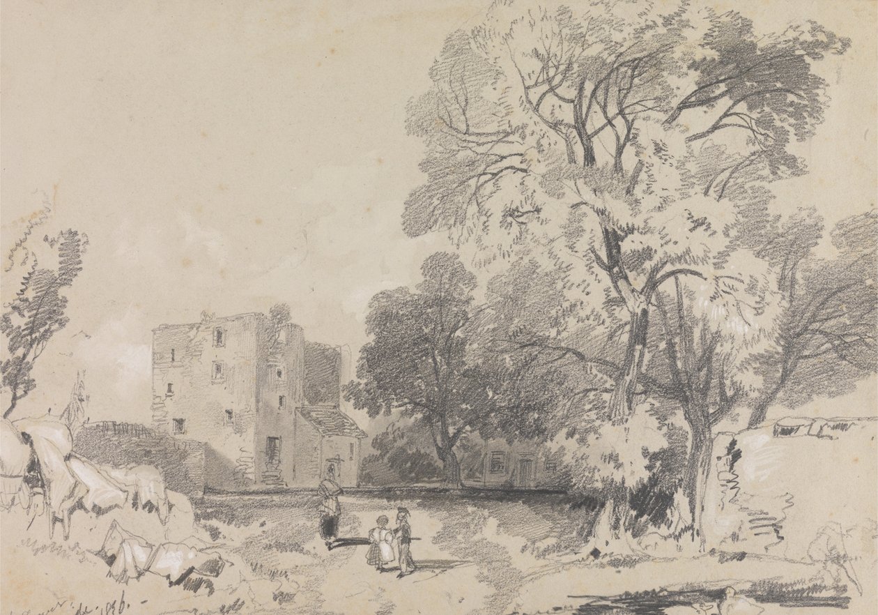 Casa da Torre Arruinada de Edward Lear