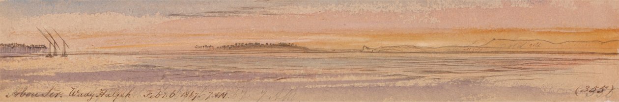 Abu Seer, defeitos de Halfeh de Edward Lear