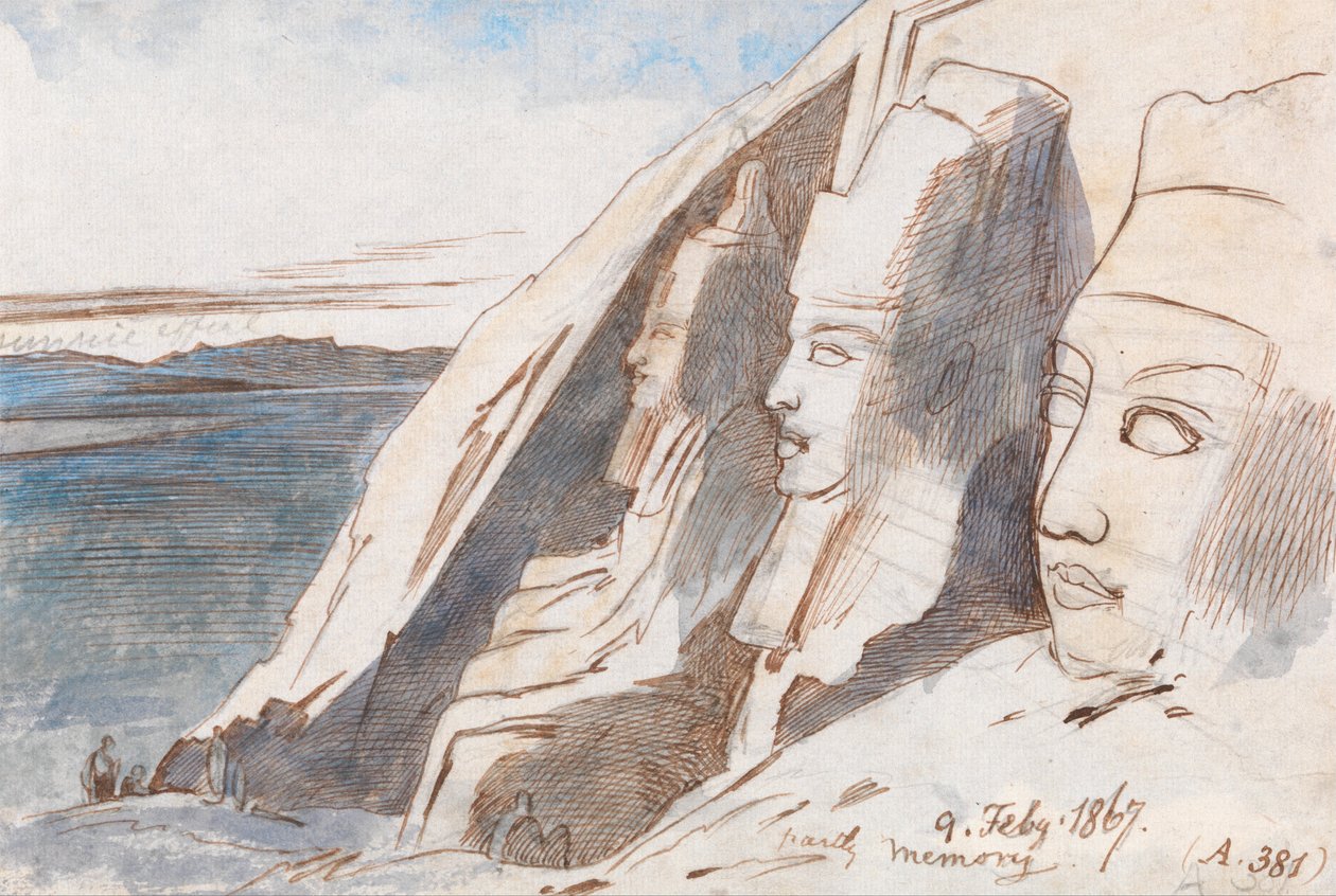 Abu Simbel de Edward Lear