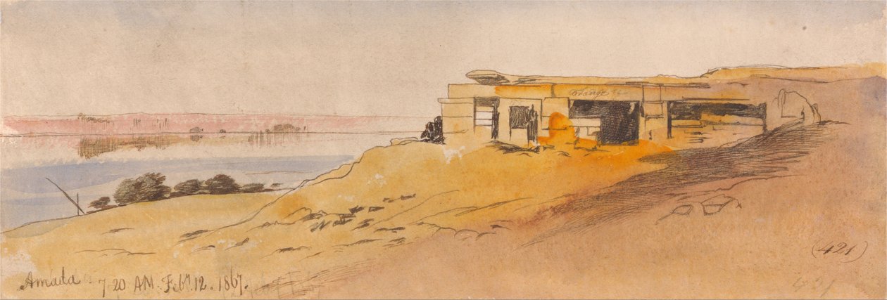 Amada, 7-20 da manhã, 12 de fevereiro de 1867 (421) de Edward Lear