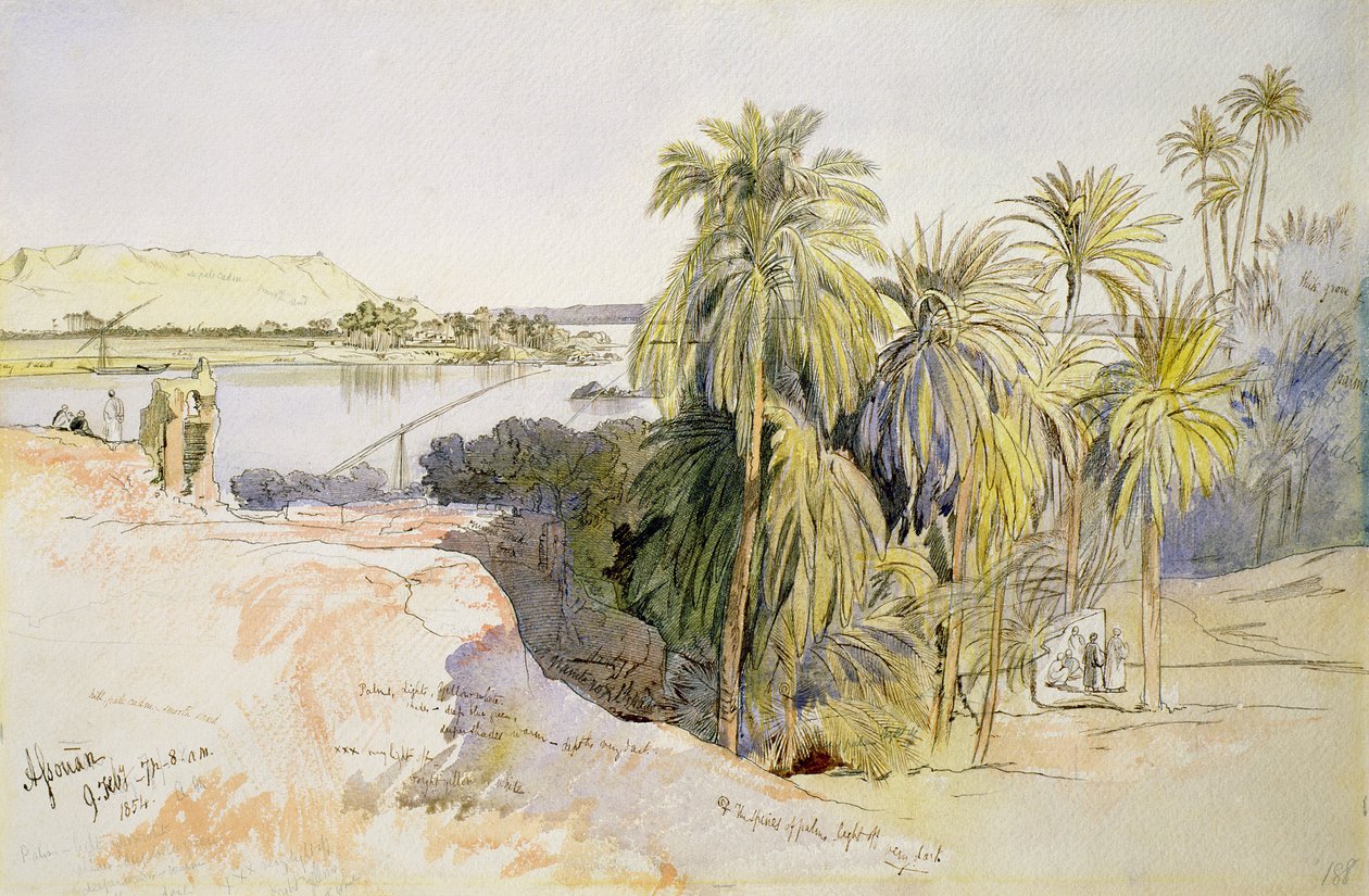 Aswan de Edward Lear