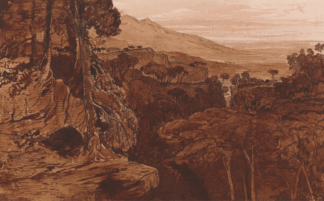 Bavella, Córsega de Edward Lear