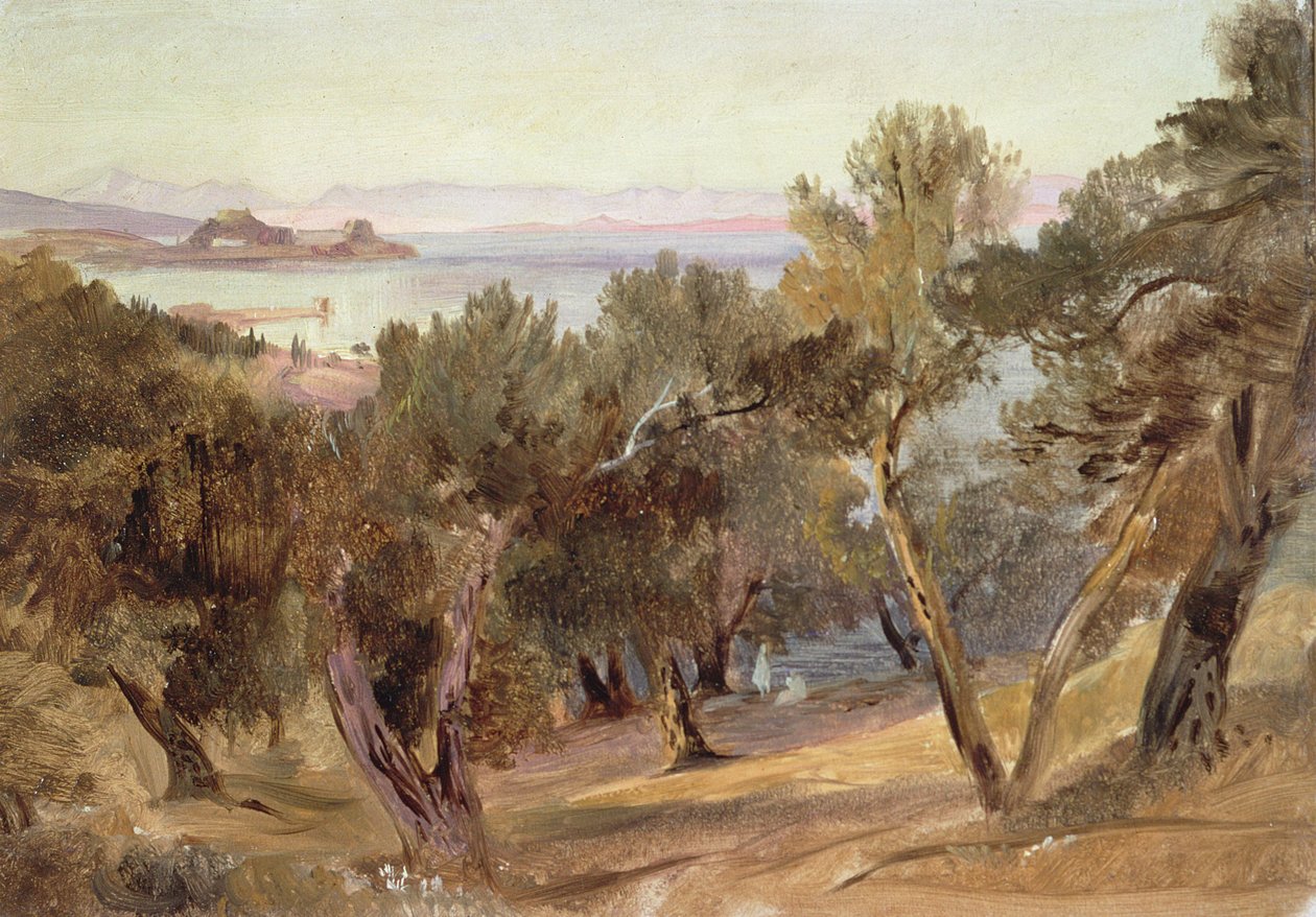 Corfu, do século XIX de Edward Lear