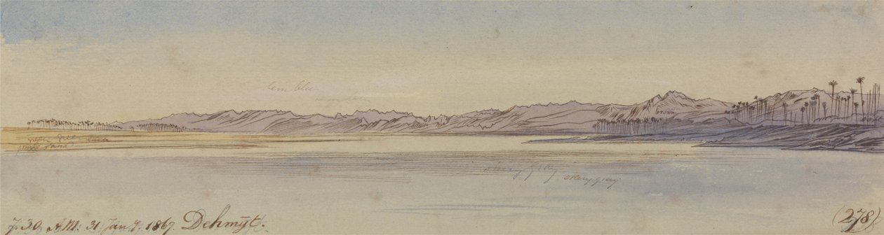 Dehmyt, 7h30, 31 de janeiro de 1867 (278) de Edward Lear