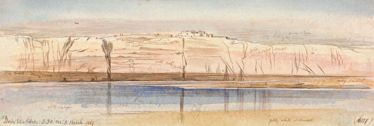 Deir El Adra de Edward Lear