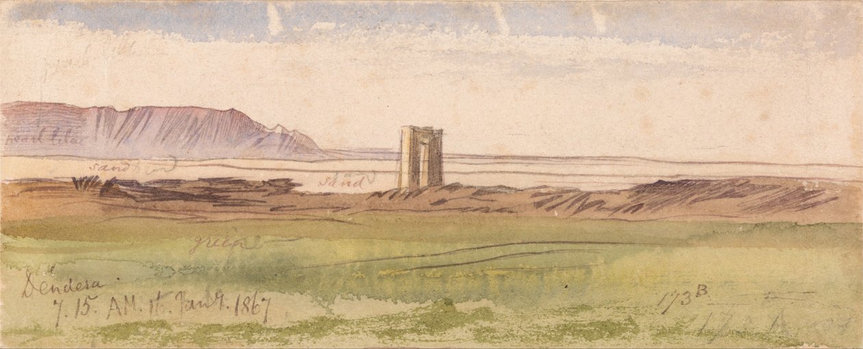 Dendera 186 de Edward Lear