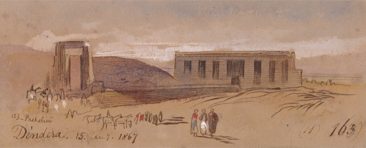 Dendera 163 de Edward Lear