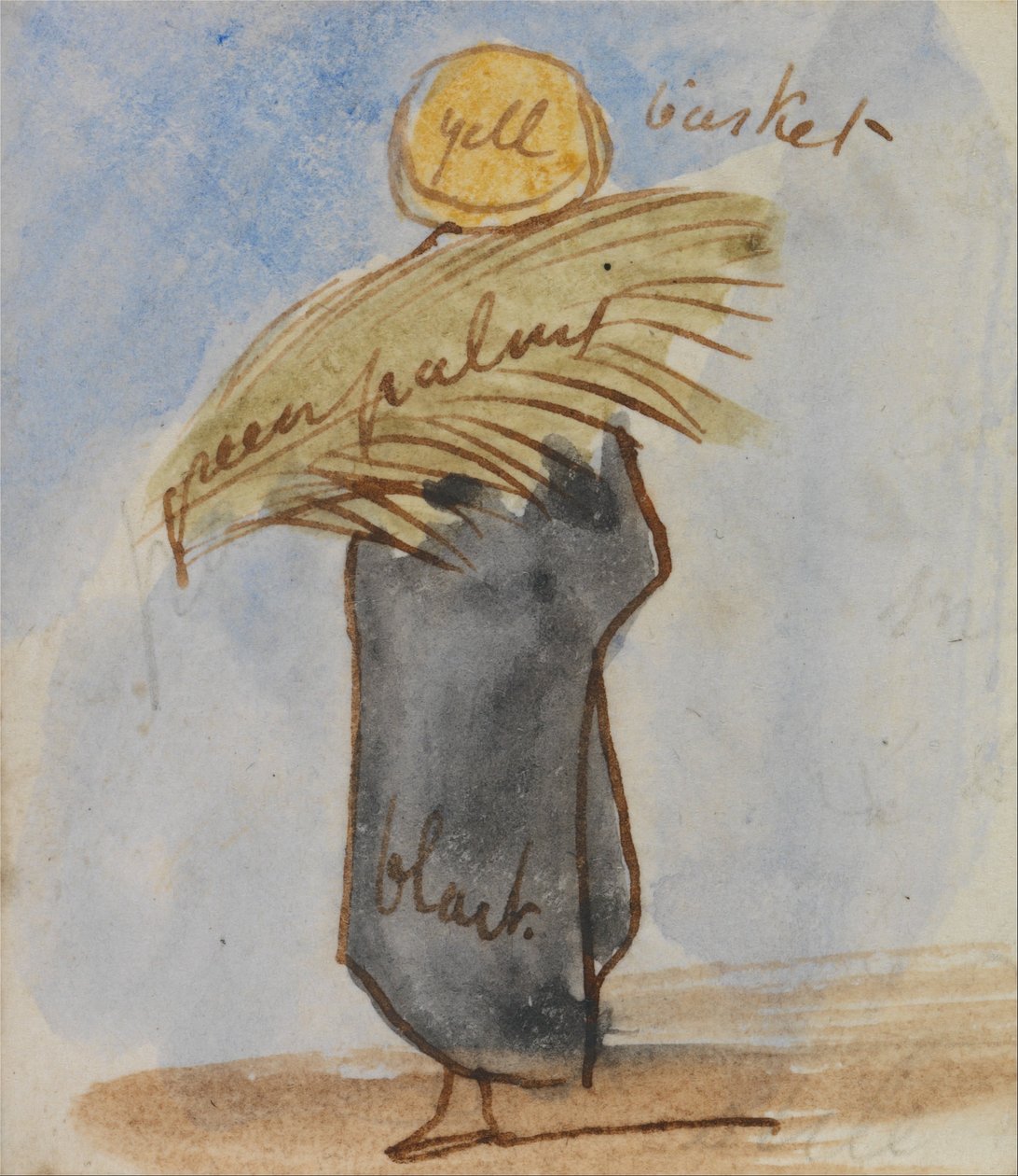 Homem egípcio de Edward Lear