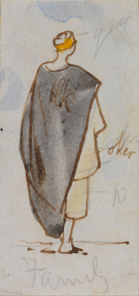 Homem egípcio de Edward Lear