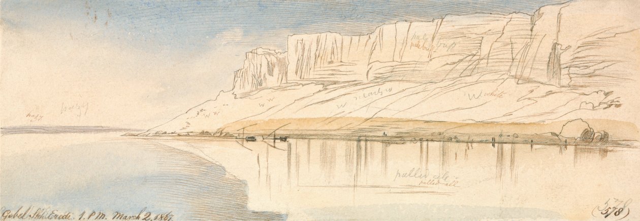 Gebel Sheikh Heirs de Edward Lear