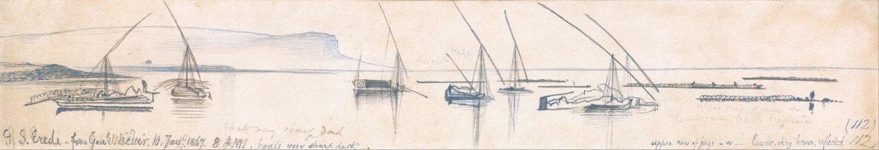 Gebel Sheikh Eredi de Gau el Kebir de Edward Lear