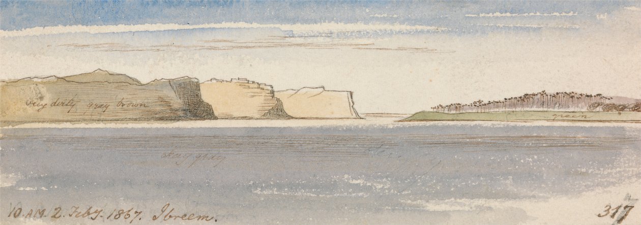 Ibreem, 10h00, 2 de fevereiro de 1867 (317) de Edward Lear