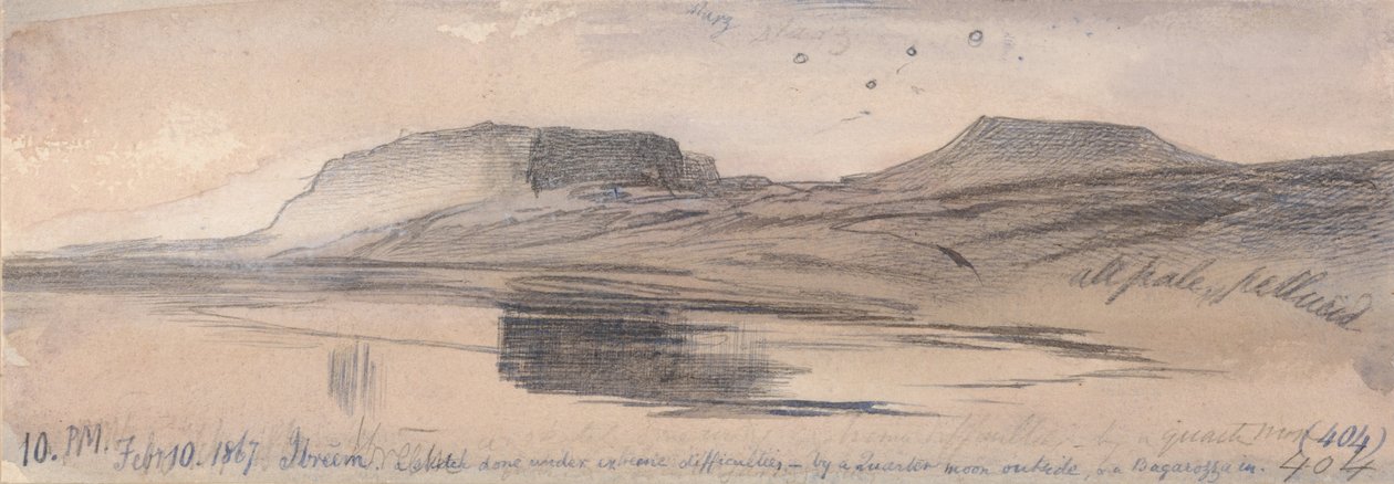Ibreem, 10h00, 10 de fevereiro de 1867 (404) de Edward Lear