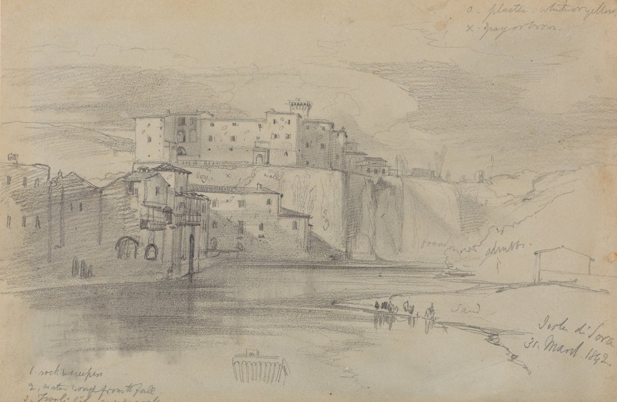 Ilha de Sora, 31 de março de 1842 de Edward Lear