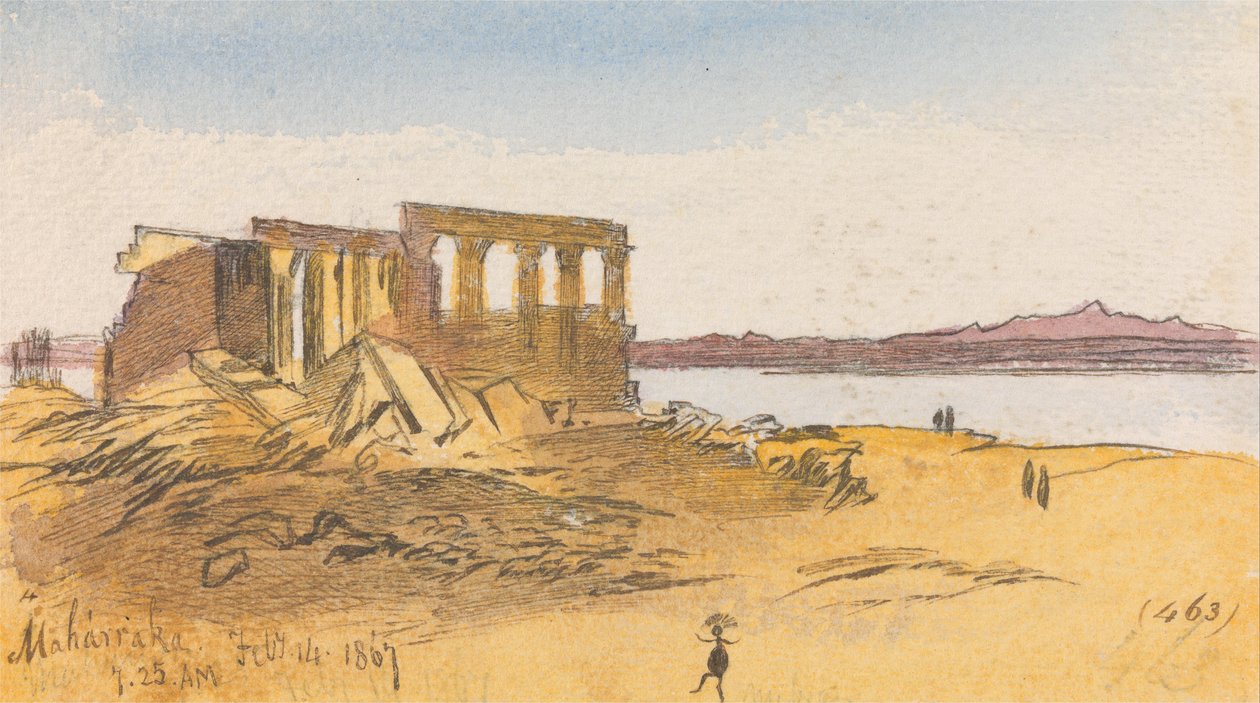Maharraka, 7-25 da manhã, 14 de fevereiro de 1867 (463) de Edward Lear