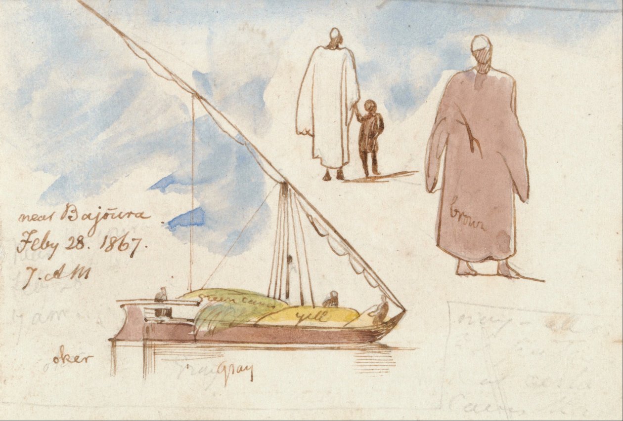 Perto de Bajoura de Edward Lear