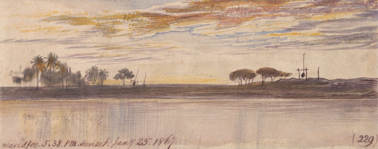 Perto de Edfu de Edward Lear